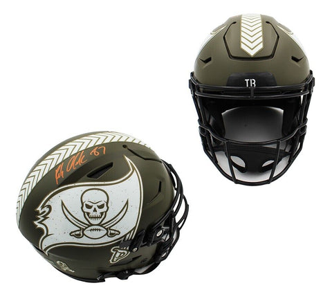 Rob Gronkowski Signed Tampa Bay Buccaneers Speed Flex Authentic STS NFL Helmet