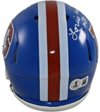 Louie Wright Autographed Denver Broncos TB Mini Helmet Beckett Witness 55379