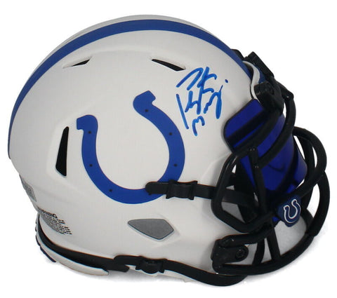 Peyton Manning Autographed Colts Lunar Eclipse Mini Helmet w/ Visor Fanatics