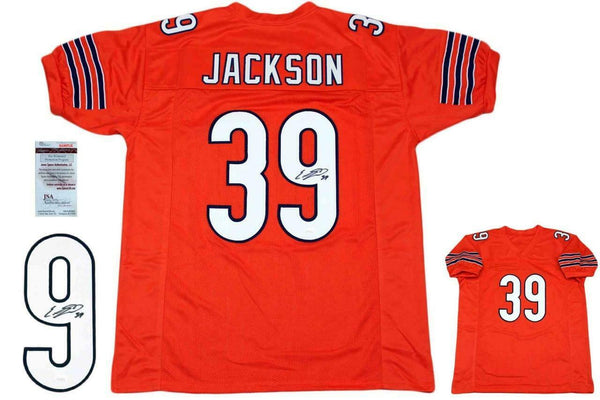Eddie Jackson Autographed SIGNED Jersey - Orange - Beckett Authentic