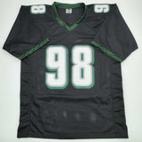 Autographed/Signed Jalen Carter Philadelphia Black Football Jersey Beckett COA