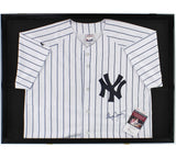 Roger Clemons Signed New York Yankees Framed White MLB Jersey