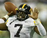 Brad Banks Signed Iowa Hawkeyes Jersey / 2xInscribed (Beckett) / Big 10 MVP 2002