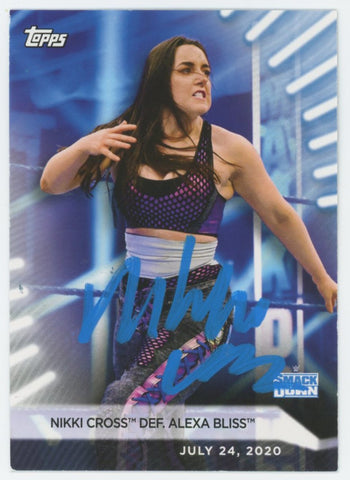 Nikki Cross WWE Authentic Signed 2021 Topps #49 Card Autographed BAS #BS86662