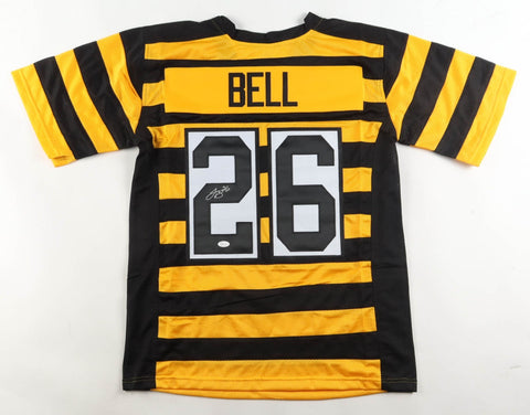Le'Veon Bell Signed Pittsburgh Steelers Bumble Bee Throwback Jersey (JSA COA) RB