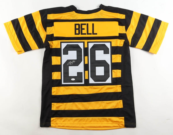 Le'Veon Bell Signed Pittsburgh Steelers Bumble Bee Throwback Jersey (JSA COA) RB