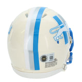 Calvin Johnson Autographed Detroit Lions RETRO Speed Mini Helmet Beckett