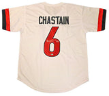 Brandi Chastain Signed Team USA Jersey Inscribed "WCW PK" (SteinerCX) Women's WC