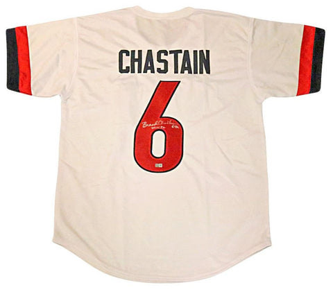 Brandi Chastain Signed Team USA Jersey Inscribed "WCW PK" (SteinerCX) Women's WC