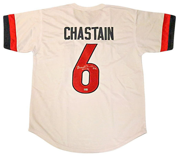 Brandi Chastain Signed Team USA Jersey Inscribed "WCW PK" (SteinerCX) Women's WC