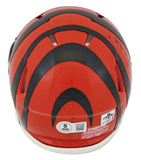 Bengals Ja'Marr Chase Authentic Signed Speed Mini Helmet w/ Case BAS Witnessed