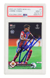 Lamine Yamal Signed 2023-24 Topps Now UCL #9 Rookie Card - PSA 9 Autograph 10
