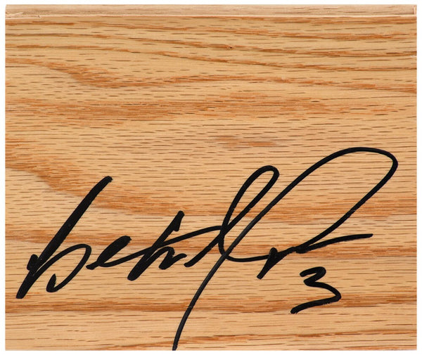 Ben Wallace (DETROIT PISTONS) Signed 5x6 Floor Piece - (SCHWARTZ SPORTS COA)