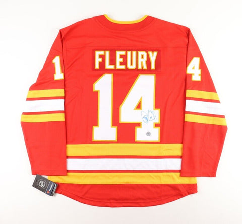 Johnny Gaudreau Signed Reebok Premier Calgary Flames Jersey Licensed Psa Coa