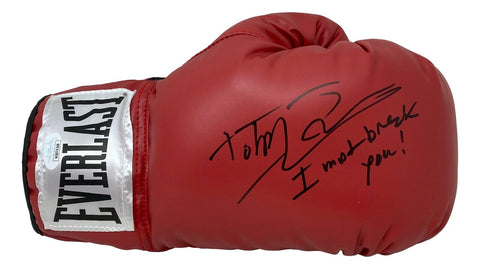 Dolph Lundgren Signed Right Everlast Boxing Glove I Must Break You Inscr JSA ITP
