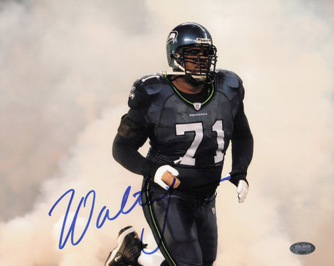 Walter Jones Autographed Signed 8x10 Photo Seattle Seahawks MCS Holo #63297