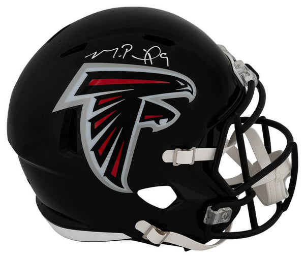 Michael Penix Jr. Signed Falcons Riddell Full Size Speed Replica Helmet (SS COA)