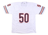 Mike Singletary Chicago Signed White Football Jersey BAS