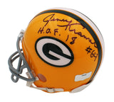 Jerry Kramer Signed Packers Speed Mini Helmet with "H.O.F. 18" Insc on Left Side