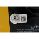 TJ Watt Autographed/Signed Pittsburgh Steelers Speed Flex Helmet Beckett 48610