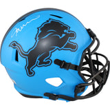 Jameson Williams Autographed Detroit Lions F/S Rave Helmet Beckett 51300