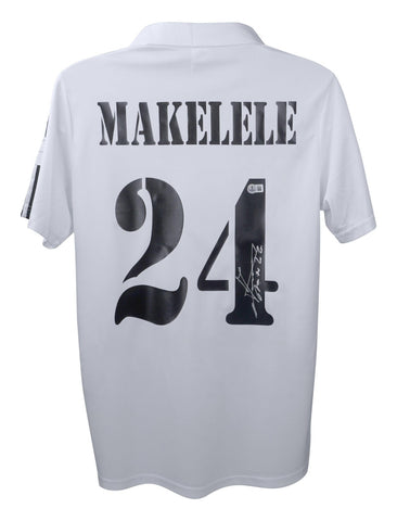 Claude Makelele Signed Real Madrid F.C. Adidas Authentic Jersey (Beckett) France