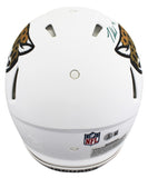 Jaguars Travis Hunter Signed 2024 Alt F/S Speed Proline Helmet W/ Case BAS Wit