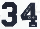 Nolan Ryan Signed Framed Houston Jersey w/ Hall of Fame Pin & Astros Patch (PSA)