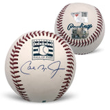 Cal Ripken Jr Autographed Baltimore Orioles HOF Baseball With Case Fanatics