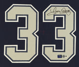 Tony Dorsett Signed Dallas Cowboys 35"x 43" Framed Jersey (Beckett) Running Bck