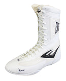 Muhammad Ali Signed White Everlast Boxing Shoe Size 11.5 Auto 10! PSA #4A54362