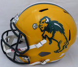 TREY LANCE AUTOGRAPHED NORTH DAKOTA STATE YELLOW FULL SIZE HELMET BECKETT 191978