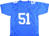 Abdul Carter Autographed Blue Pro Style Jersey - Beckett W Hologram *Black