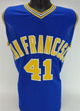 Jamaal Wilkes Signed San Francisco Warriors Jersey (Beckett) 4xNBA Champ / UCLA