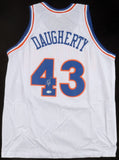 Brad Daugherty Signed Cleveland Cavaliers Jersey (JSA) 1986 #1 Overall Draft Pck