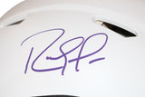 Randy Moss Autographed Minnesota Vikings White Authentic Helmet BAS 40082
