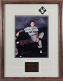 Yankees Mickey Mantle Authentic Signed 8x10 Framed 8x10 Gallo Photo BAS #AB76904
