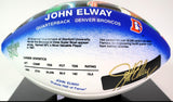 John Elway Signed Sportacular Art Limited Edition Football Beckett COA