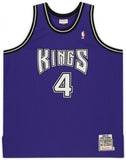 FRMD Chris Webber Kings Signed Purple1998-1999 Mitchell & Ness Jersey