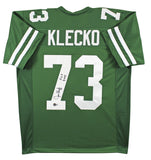 Joe Klecko "HOF 2023" Authentic Signed Green Pro Style Jersey BAS Witnessed
