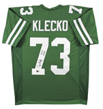 Joe Klecko "HOF 2023" Authentic Signed Green Pro Style Jersey BAS Witnessed