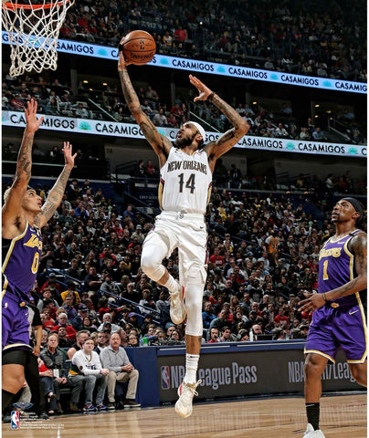 Brandon Ingram New Orleans Pelicans Layup vs. Los Angeles Lakers 20" x 24" Photo