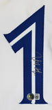 Fred McGriff Authentic Signed White Pro Style Jersey Autographed BAS Witnessed 2