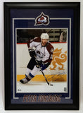 Peter Forsberg Autographed & Inscribed 16x20 Framed Photo - Avalanche | JSA COA
