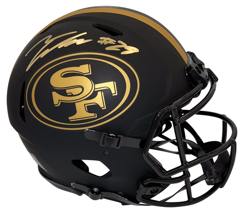 TALANOA HUFANGA SIGNED SAN FRANCISCO 49ERS ECLIPSE AUTHENTIC HELMET BECKETT