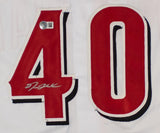 Nick Lodolo Signed Cincinnati Reds Jersey (Beckett) Ex-TCU Horned Frogs Pitcher