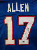 JOSH ALLEN SIGNED AUTOGRAPHED CUSTOM XL PRO STYLE JERSEY BECKETT QR