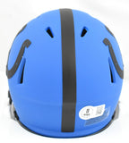 DJ Giddens Autographed Indianapolis Colts Rave Speed Mini Helmet- Beckett W Holo