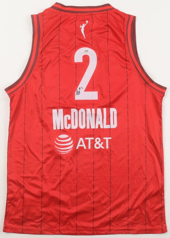 Aari McDonald Signed Indiana Fever WNBA Nike Authentic Jersey /PSA/2021 Draft Pk