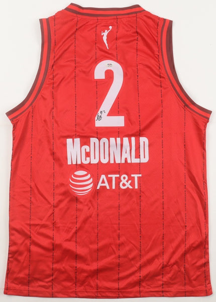 Aari McDonald Signed Indiana Fever WNBA Nike Authentic Jersey /PSA/2021 Draft Pk